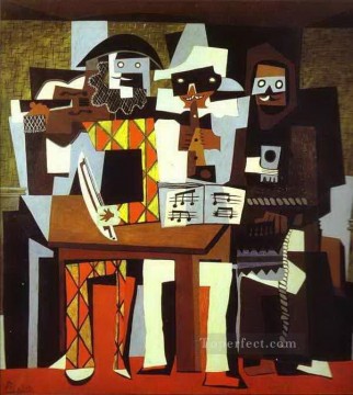 Pablo Picasso Painting - Three Musicians 1921 Pablo Picasso